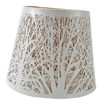 Imagem de predolo Abajur de metal pendente, abajur decorativo de ferro, para arandelas, luminárias de mesa, cabeceira de hotel, cozinha, Grande Branco