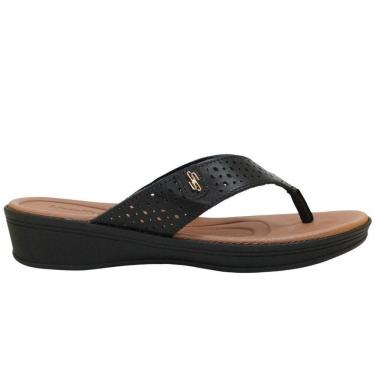 Imagem de Chinelo Anabela Feminino Couro Usaflex Ud04001
