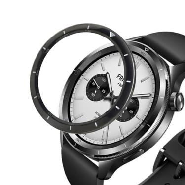 Imagem de XBERSTAR Anel de bisel de aço inoxidável para Xiaomi Watch S4/S3 - Design em escala preta