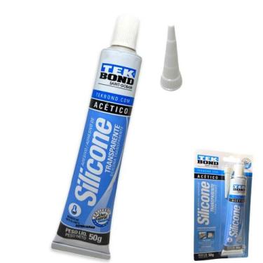 Imagem de Silicone Adesivo Bisnaga Acético Incolor 50G Uso Geral Tek Bond - TekB