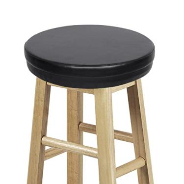 Imagem de Almofada de banco redonda em PVC da Shinnwa 12"(suitable for 11"-12" stool) Preto