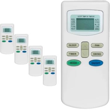 Imagem de Kit 5 Controle Remoto Compatível com Ar Condicionado Philco