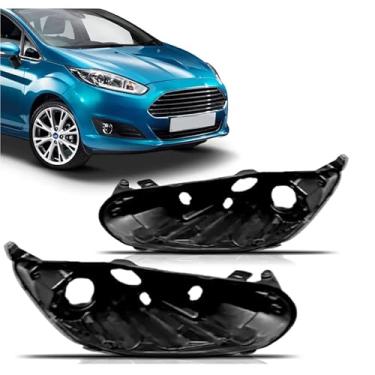 Imagem de Par Carcaça Farol New Fiesta 2013 2014 2015 2016 2017 2018 2019