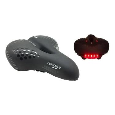 Imagem de Banco Selim Gts Gel Vazado Confortável C/Sinalizador Led