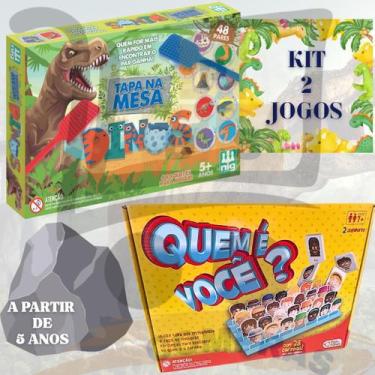 Imagem de Kit 2 Jogo Tabuleiro Quem É Você Tipo Cara A Cara Para 5 Anos E Tapa C