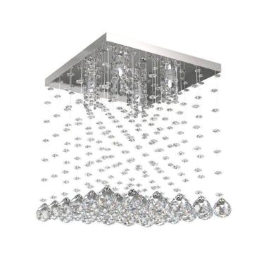 Imagem de Lustre De Cristal 32Cm De Estar Mesa Jantar Living L303