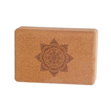 Imagem de KiBcsLic de ioga de cortiça, suporte de madeira, acessórios portáteis para ioga, de exercícios para academia em casa, musculação, treino, fitness, Style D