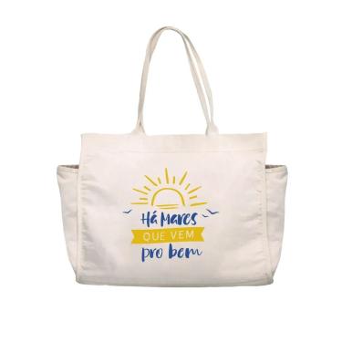 Imagem de Ecobag grande big GG algodão ecológico sustentável bolsa cru ou preto ecobags escola necessaire presente natal amigo ocu