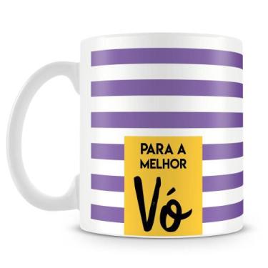 Imagem de Caneca Personalizada Para a Melhor Vó com Foto - 325ml - Amo Canecas