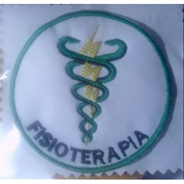Imagem de Patch Bordado Símbolo da Fisioterapia - 8,5 cm x 9 cm - MIO Moda Branc