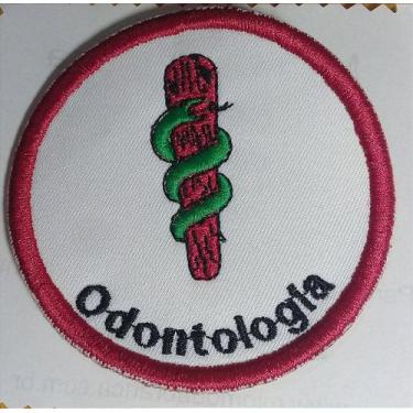 Imagem de Patch Bordado Símbolo de Odontologia - 7,5 cm x 7,5 cm - MIO Moda Bran