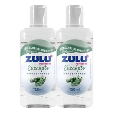Imagem de 2 Un Limpador de Ambientes Perfumado Concentrado Eucalipto Zulu 120ml 