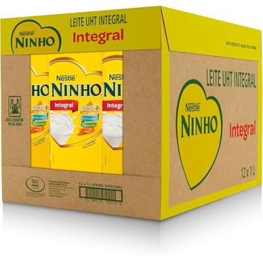 Imagem de Leite Integral - Caixa com 12 Unidades de 1 Litro cada