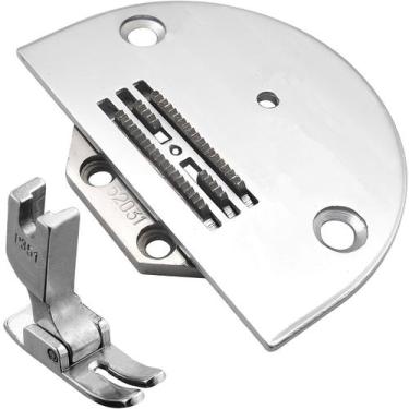 Imagem de Chapa Agulha 4 Carreira Leve Dente Calcador Reta Industrial - Evolvere
