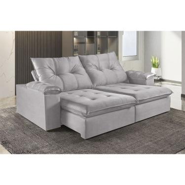 Imagem de Sofa Retratil e Reclinavel 5 Lugares M-194 2,90m Molas Ensacadas Pillow Top Estofados Martins