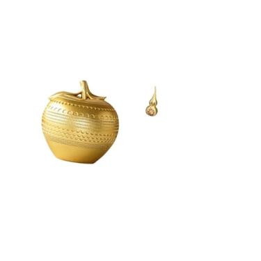 Imagem de Fenteer Escultura Moderna de Cabaça de Resina E Latão para Mesa, Estante, Sala de Jantar, Quarto, Escritório, Ornamento de Feng Shui, Decoração de Peça Centra