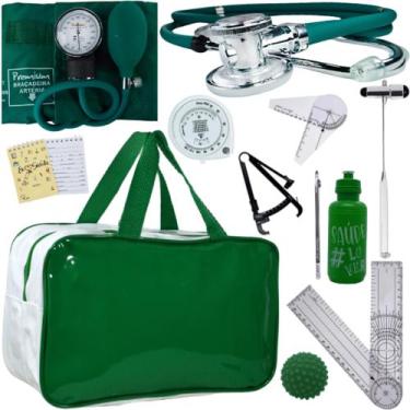 Imagem de Kit Fisioterapia Fita Imc Goniometro Grande Pequeno Fisio - Love Saude