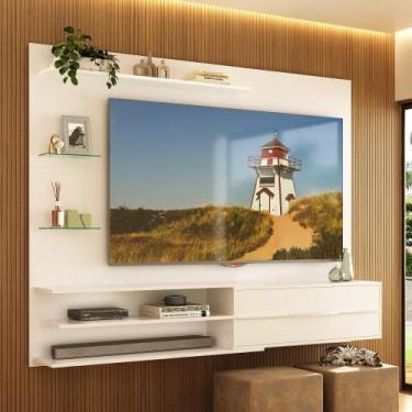 Imagem de Painel com Suporte para TV até 65 Polegadas 1 Porta e Prateleiras Mult