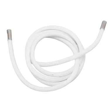 Imagem de Zerodis Cordão de Tubo Redondo Bling Corda Brilhante para Tênis Coleção de Artesanato Artesanato Cordões de Substituição Brilhantes Com Cordão Design de Moda Requintado para Moletons e Calças de Moletom Bling (Branco)
