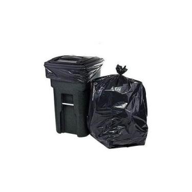 Imagem de Saco De Lixo 60lt Resistente Preto 70x80 Pacote Com 100 Un - Higipack