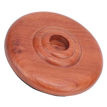 Imagem de RiToEasysports Violoncelo Endpin Stopper Rosewood e EVA Anti Slip Mat Com Orifício de âncora para Instrumentos e Proteção de Piso Acessório de Nível Profissional para Músicos