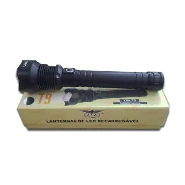 Imagem de Lanterna Tática Militar Led T9 Xml Potente Holofote Recarregavel JY-88