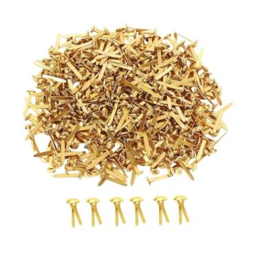 Imagem de Colaxi 300 prendedores de papel, tachinhas redondas para artesanato em papel, materiais para artesanato, pinos de pressão para escola, arte, artesanato,