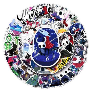 Imagem de Adesivos Hollows Knights Anime em vinil impermeável, 50 unidades/pacote