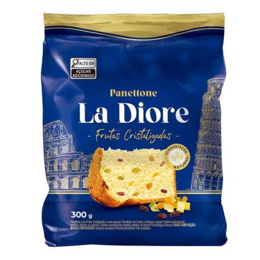 Imagem de Panettone La Diore Frutas Cristalizadas 300g