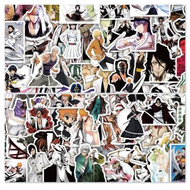 Imagem de Pacote de adesivos Bleachs Anime Waterproof Vinyl 100 unidades