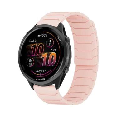 Imagem de Pulseira Magnética De Silicone Para Garmin Forerunner 570 265 55 255 2