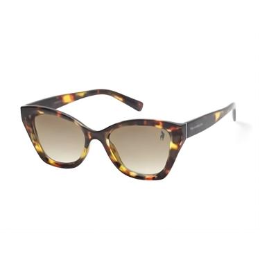 Imagem de Óculos de Sol Retangular Clear Polo London Club lente com Proteção UVA/UVB Kit contém Case Couro ECO - NY2469 MARROM