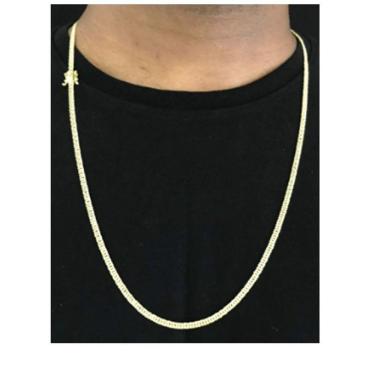 Imagem de Cordão 3mm Grumert Dupla De Moeda Antiga Com Camadas Grossas