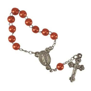 Imagem de 25 Mini Terços Lembrancinha Devoção em Pérola - SJO Artigos Religiosos