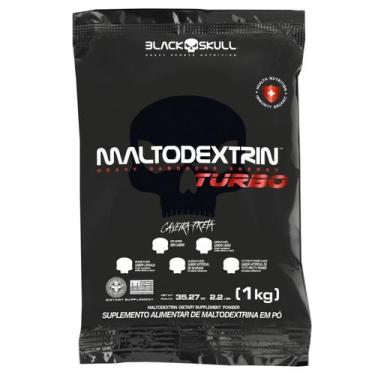 Imagem de Maltodextrina Turbo (1kg) - Sabor: Laranja - Black Skull
