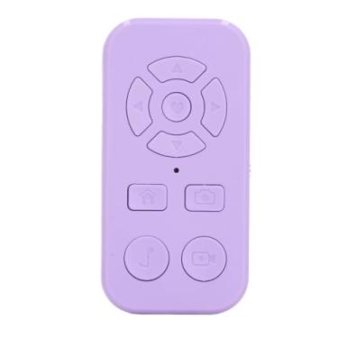Imagem de KIMISS Controle Remoto Page Turner 9 Teclas Smartphone Sem Fio Rolagem Clicker Recarregável para Gravação de Vídeo Selfies Leitura ABS Type C Bateria de Lítio (Roxo)