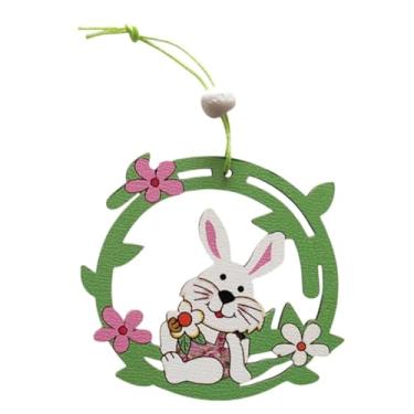 Imagem de Ornamentos de da Páscoa | Pingente para Festivais com Corda,Sinais de Coelhos da Páscoa Para Decoração | Para Hall Quarto Cozinha Casa de Banho Entrada Escritório Porta