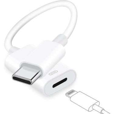 Imagem de Adaptador USB C para Áudio 15 Pro Max Plus Air MacBook Conversor de Fone Ouvido Macho Fêmea Type Transmissão