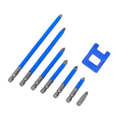 Imagem de Cryfokt Conjunto de Brocas Elétricas Magnéticas Duráveis, Conjunto de Brocas de Chave de Fenda Cruzada para Aplicações Amplas, Material de Liga de Aço para Carros, Caminhões, Computadores, Brinquedos