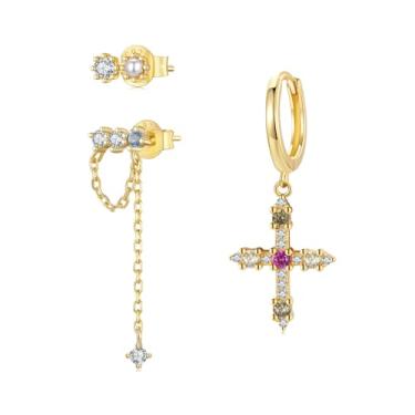 Imagem de GemKing Brincos de argola torcida BSE1147, Prata esterlina, Sem Pedra Preciosa