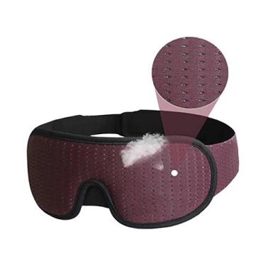 Imagem de Máscara De Olhos 3D Macia E Almofadada Para Dormir, Tecido Bloqueador 