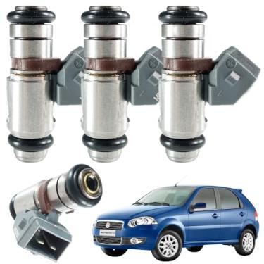 Imagem de Kit Com 4 Bicos Injetores Palio 1.0 8V Economy Flex 2008 2009 2010 2011 2012 2013 2014-50104202, IWP052