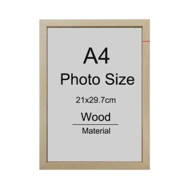 Imagem de Moldura De Madeira A4 8x12in Conjunto De 1 2 3 Para Certificado De Hon