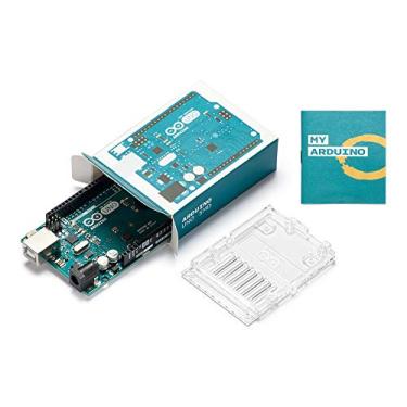 Imagem de Arduino Placa microcontroladora Uno Rev3 SMD [A000073] - ATmega328P, 16MHz, Flash de 32KB, suporte USB e PWM, ideal para projetos DIY, aprendizado STEM, robótica e prototipagem
