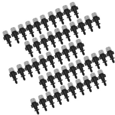 Imagem de Generic Bicos de Nebulização Atomizador Durável para de Irrigação por Gotejamento de Jardim Conjunto Essencial de 50 Unidades para Irrigação de Estufa Agrícola Tubo de 4 Mm / 7 Mm