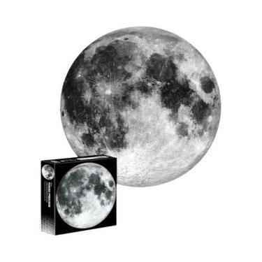 Imagem de Quebra-Cabeça Adulto De 1000 Peças Jogo Desafio Espacial Planeta Lua T