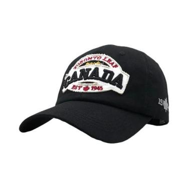 Imagem de Boné De Beisebol Unissex Ajustável Com Bordado CANADÁ, Chapéu Casual P