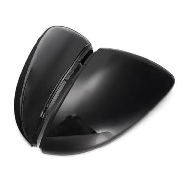 Imagem de 2 pçs carro esquerda e direita espelho retrovisor capa Compatível com vw golf 7 motorista/passageiro espelho lateral capa habitação
