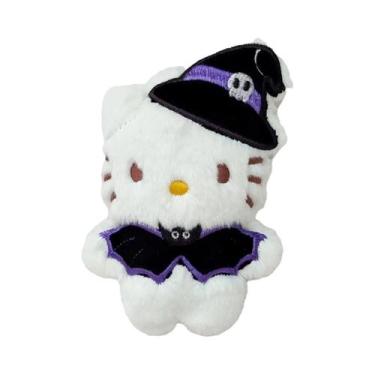 Imagem de Chaveiro De Pelúcia De Gatinho Fofo, Decoração De Carro De Halloween, 