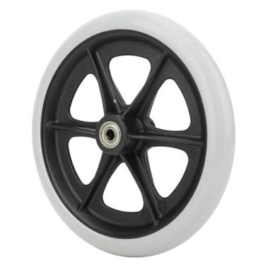 Imagem de Zerodis Rodas Dianteiras para Cadeiras de Rodas de 8 Polegadas, TPR de Reposição para Veículos Com Deficiência e Cuidados de Saúde, Com Material Resistente e Durável, Fácil de
